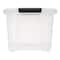 IRIS® 20.5qt. Buckled Clear Boxes with Clear Buckle Lids, 6ct.